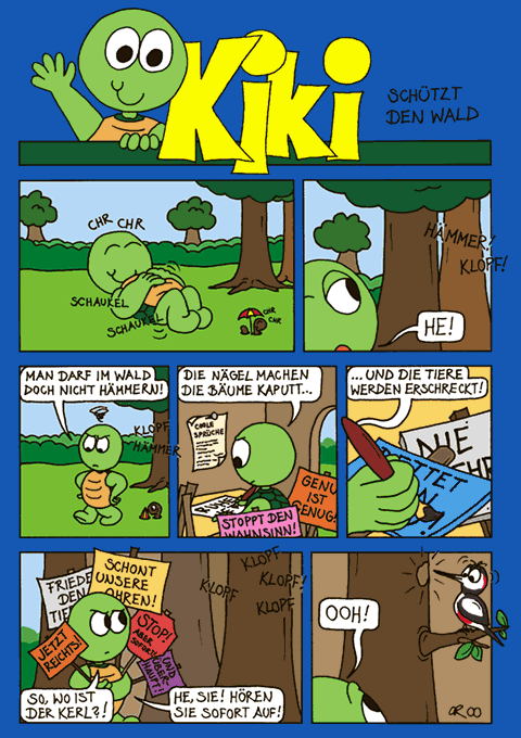 Kiki schützt den Wald