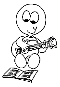 Kiki spielt Gitarre